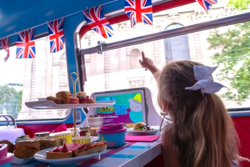 London: Peppa Pig Afternoon Tea Bus Tour With Audio Guide - Central London Landmarks and Sights