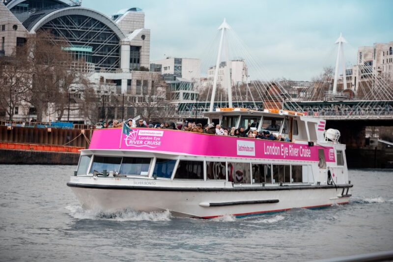 London: Thames River Cruise With Optional London Eye Ticket - Sightseeing Landmarks Along the Cruise
