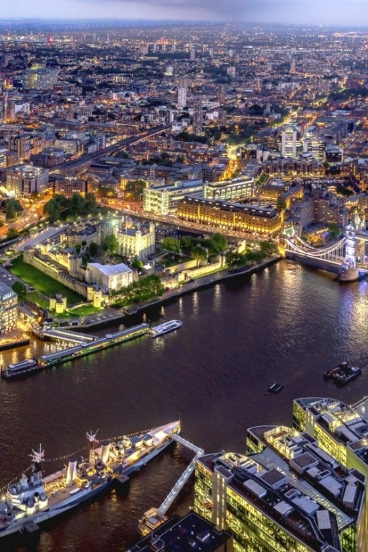 London: the View From the Shard - Exploring the Champagne Bar