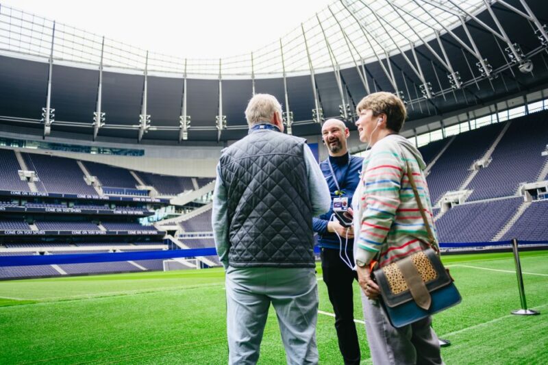 London: Tottenham Hotspur Stadium Tour - Press Auditorium and Managerial Chair