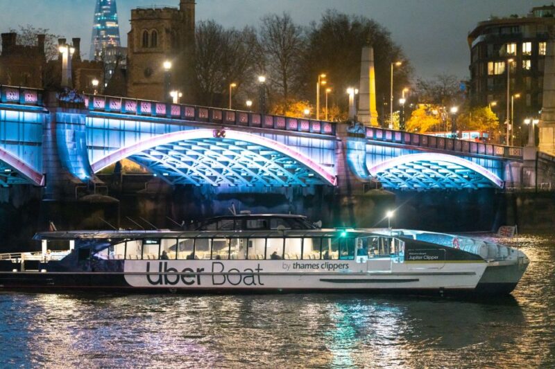 London: Uber Boat Single Trip and London Cable Car - Key Points