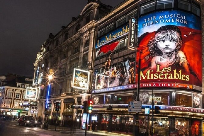 London West End Sunset Tour in English - Exclusions