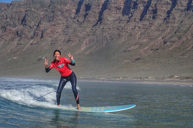 Longboard Private Surf Lessons in Caleta De Famara Spain - Meeting and End Points