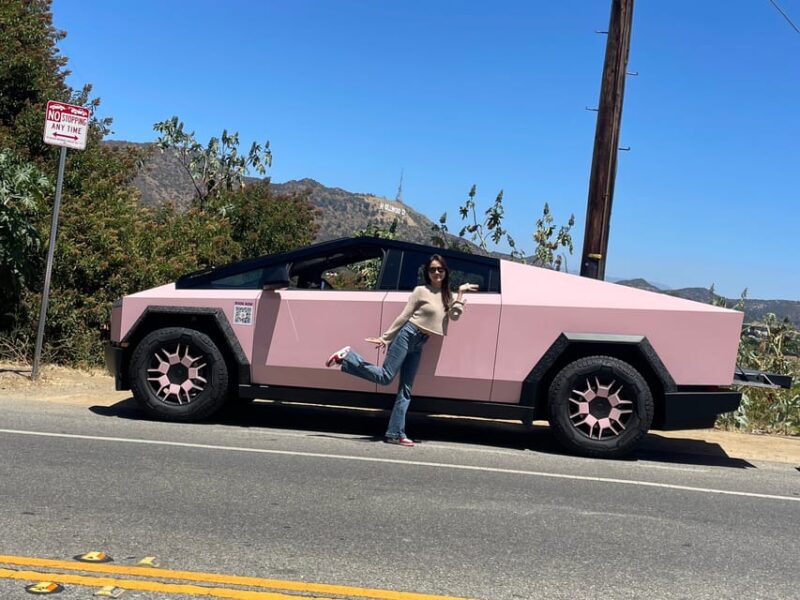 Los Angeles: 30-Minute Hollywood Sign Tesla Cyber Truck Tour - Key Points