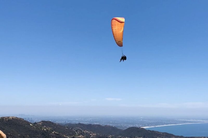Los Angeles: 30-Minute Tandem Paragliding Experience - Cancellation and Reservation Policy