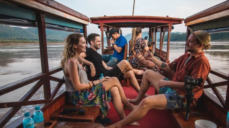 Luang Prabang: Cruise to Pak Ou Caves & Kuang Si Waterfalls - Cruise and Boat Tour