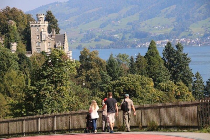 Lucerne Lakeside and Villas Private Walking Tour - Visiting Meggenhorn Castle