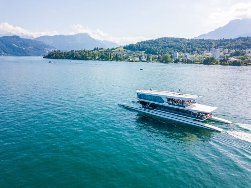 Lucerne: Round-Trip Catamaran Cruise on Lake Lucerne - Modern Catamaran Experience