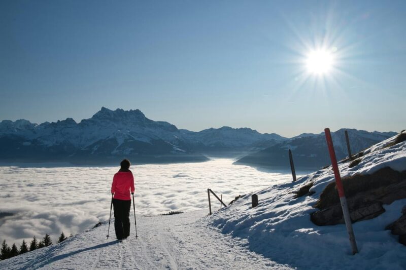 Lucerne: Snowshoe Hiking Adventure to Glaubenberg Langis - Getting to the Starting Point