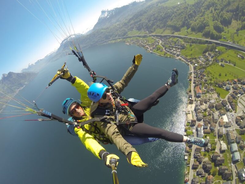 Lucerne: Tandem Paragliding Flight - Key Points