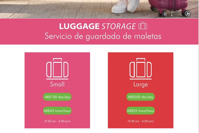 Luggage Storage Mendoza Luggage Storage - Accessibility Details