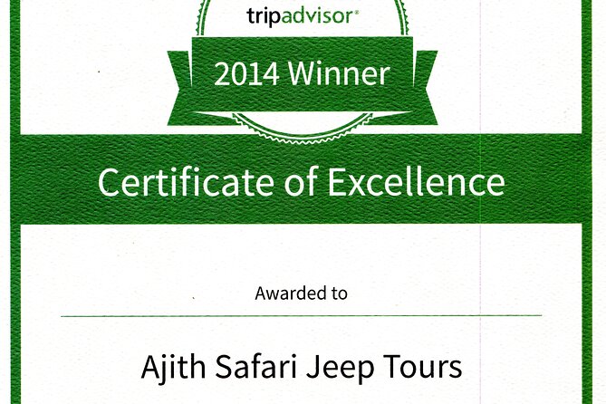 Lunugamwehera National Park by Ajith Safari - Pricing and Inclusions Breakdown