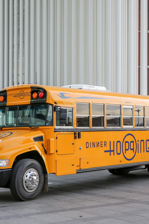 Luxembourg: American-Style Dinner in a Vintage Bus - Transportation and Dining Format
