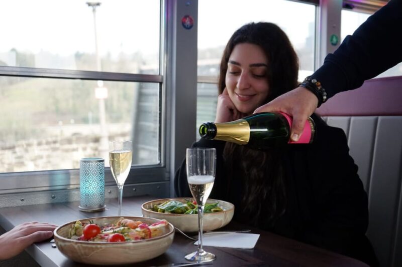 Luxembourg: Gourmet Food Dinner in a Vintage Bus - Inclusive Tour Services