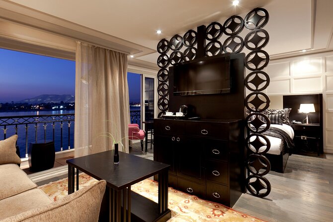Luxury 5 Days Nile River Cruise From Luxor to Aswan With Private Tour Guide - Amenities and Accommodations