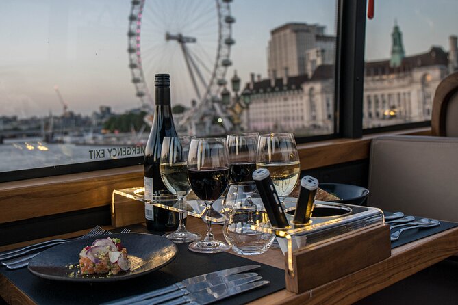 Luxury 6 Course Bus Dining Experience Through London - Menu Highlights