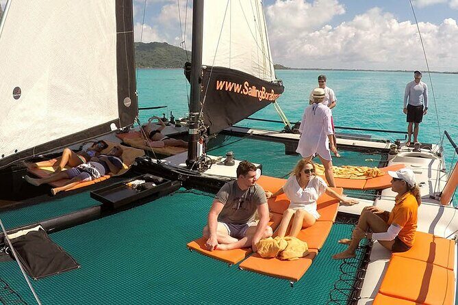 LUXURY Catamaran Bora Bora : Sailing, Snorkeling & Floating Bar - The Sum Up