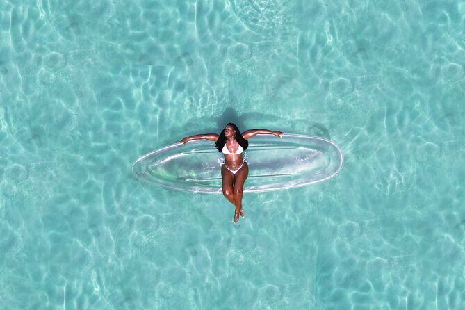 Luxury Clear Kayak Drone Photoshoot in Tobago - Key Points