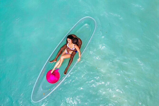 Luxury Clear Kayak Drone Photoshoot in Tobago - The Sum Up