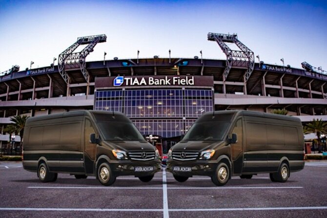 Luxury JAX Airport Transportation From St. Johns Town Center - Inclusions and Fees