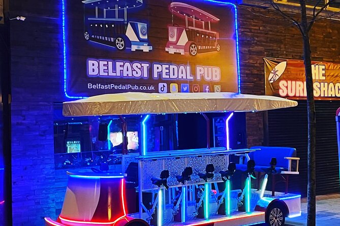Luxury Party Bike Tour of Belfast City (Individual Seat) - Meeting and End Point