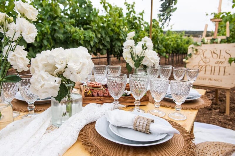 Luxury Picnic Gathering & Wine Tasting at Kerateas Vineyard - Picnic Setup and Amenities