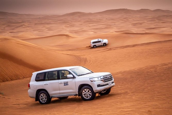 Luxury Premium Desert Safari With 5* Live BBQ Dinner - Traditional Dance and Fire Show