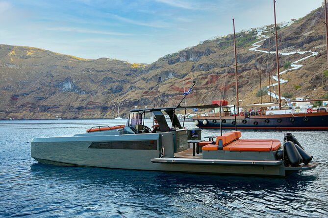 Luxury Private Power Catamaran Tour in Santorini - Accessibility and Additional Details