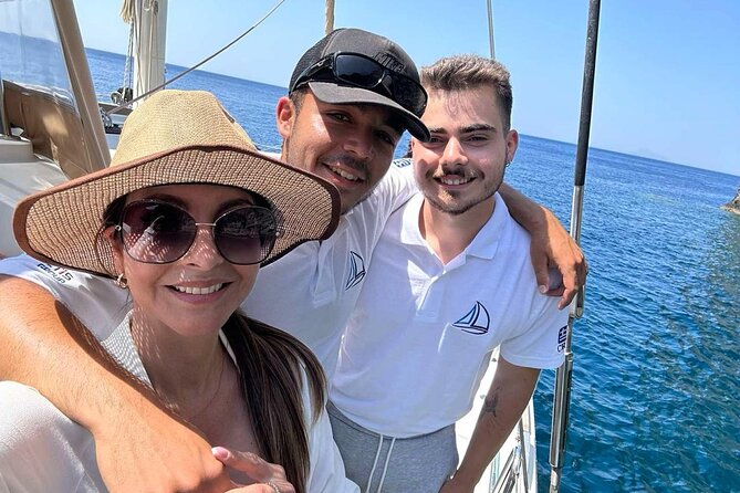 Luxury Santorini Sunset Cruise: Dinner, BBQ, Open Bar, Transfers - Cruise Inclusions