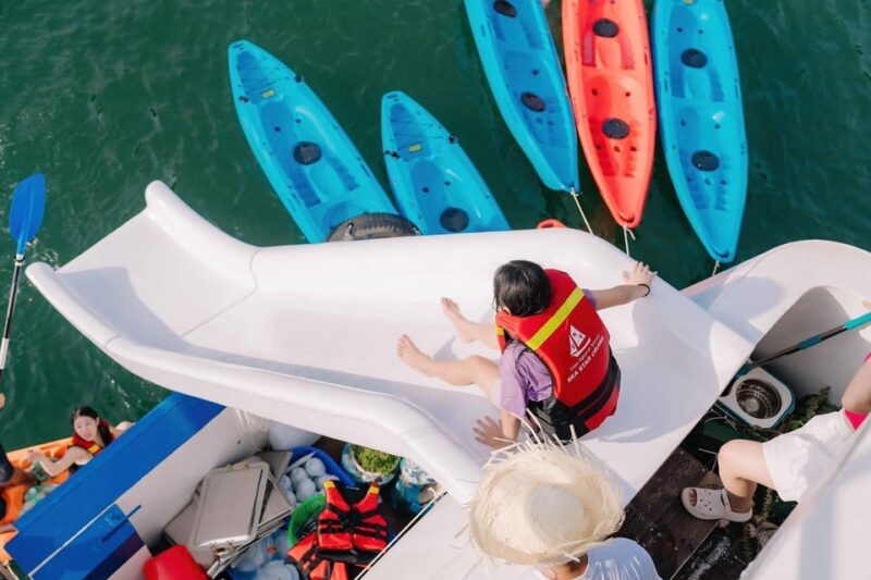 Luxury Sunset Tour- Lan Ha Bay: Kayak, Water Slides, Jacuzzi - Inclusions