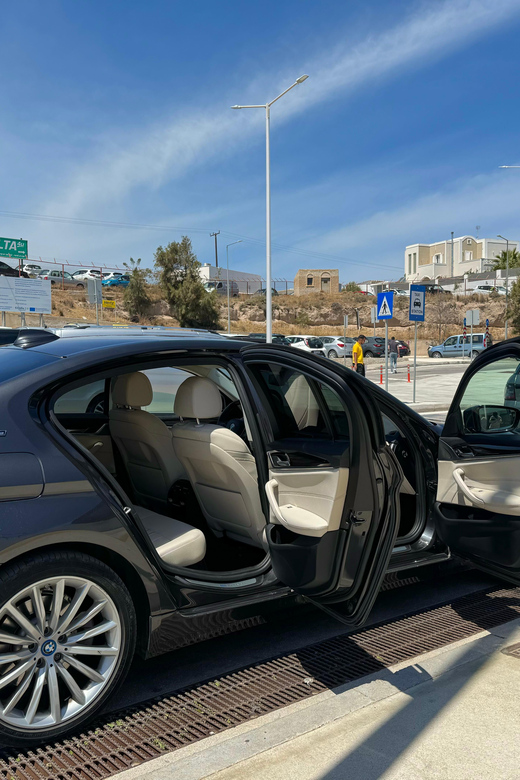 Luxury Transfer With Our New Limousine BMW 530E - Private Transportation to Airport