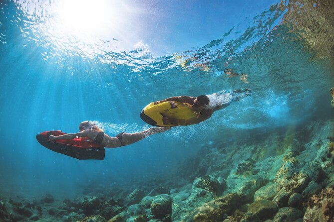 Luxury Water Toys Boat Tour Ibiza - SEABOB- Paddle Surf Boards - Snorkeling Ibizas Underwater Wonders