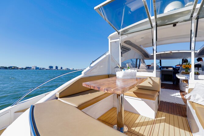 Luxury Yacht Adventures Private Tour in Clearwater - Onboard Amenities
