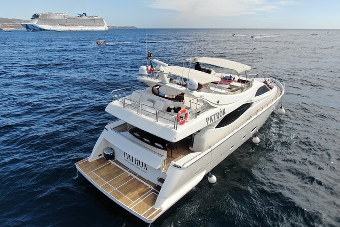 Luxury Yacht Charter in Cabo San Lucas - Ferretti 88ft. - Pricing and Booking Information