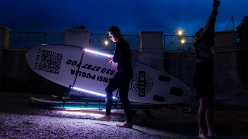 LUZ Sunset in SUP With Aperitif and Light Show - Key Points