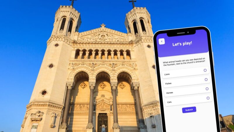 Lyon: City Exploration Game and Tour on Your Phone - Interactive Quizzes and Explanations