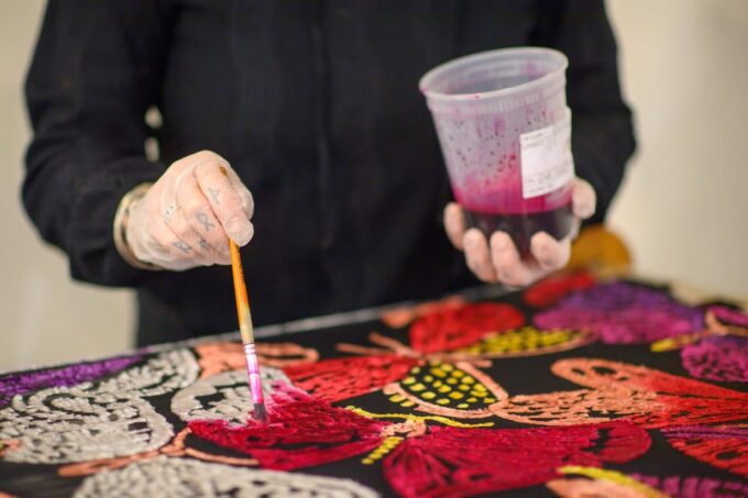 Lyon: Create Your Own Traditional Lyonnais Silk Square - Silk Painting Techniques