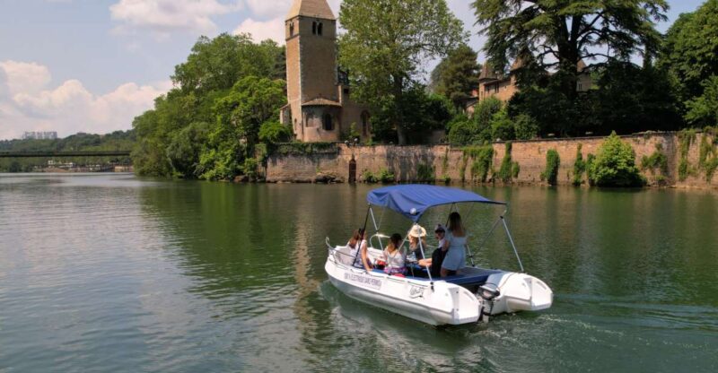 Lyon: From Confluence to Barbe Island in Electric Boat - Meeting Point Location