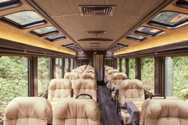 Machu Picchu Full Day Vistadome - Comfortable Transportation