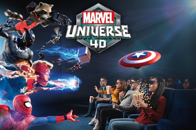 Madame Tussauds Admission Ticket With Marvel Universe 4D Movie Experience - Admission Ticket Inclusions