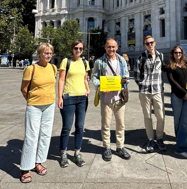 Madrid at 15:15 | Guided City Walking Tour With Small Group - Booking Information