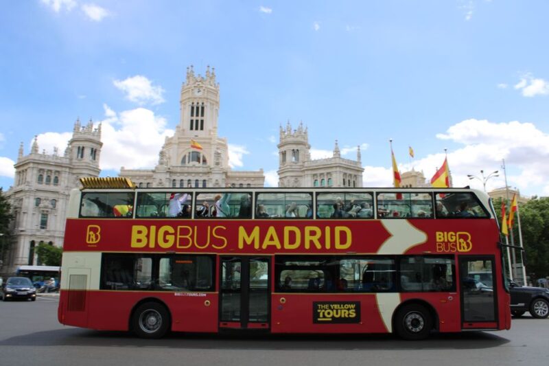 Madrid: Big Bus Hop-On Hop-Off Tour With Live Guide - Booking and Cancellation