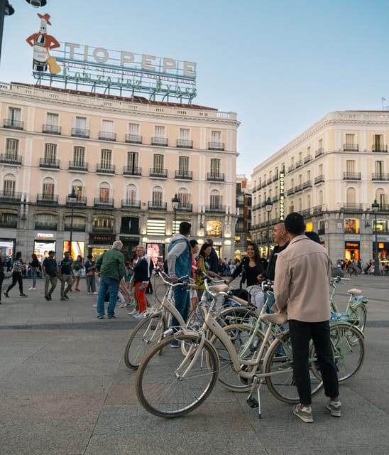 Madrid by Night: Vintage Bike Tour Highlights/Optional Tapas - Highlights of the Vintage Bike Tour Route