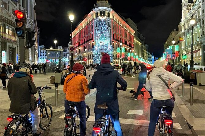 Madrid Christmas Lights Bike Night Tour - Practical Information