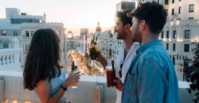 Madrid: Guided Tapas and Wine Tour With Terrace Visit - Explore Vibrant Neighborhoods