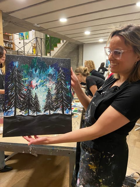 Madrid: Learn to Paint, Sip Wine, Enjoy Snacks & Music - Key Points