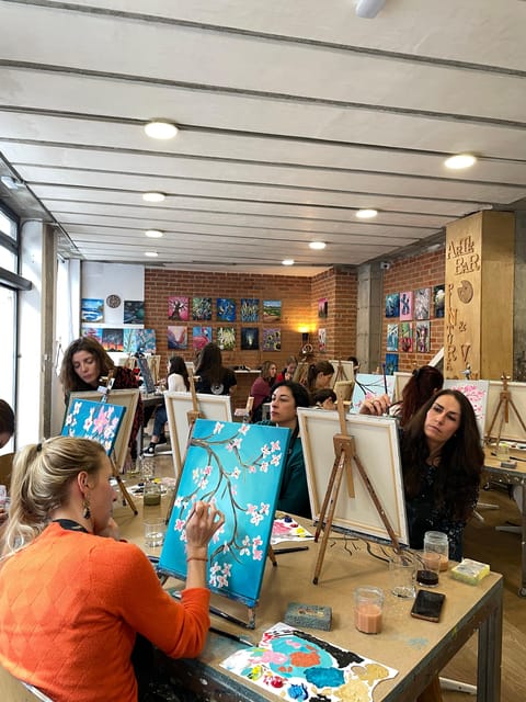Madrid: Learn to Paint, Sip Wine, Enjoy Snacks & Music - Painting Materials Provided