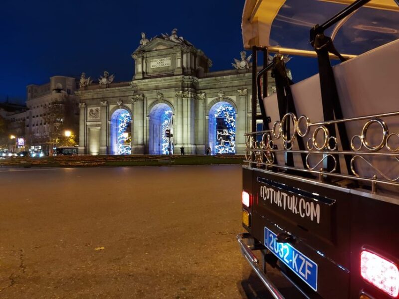 Madrid: Private Christmas Lights Tour by Electric Tuk-Tuk - Tour Details