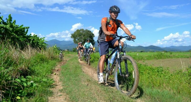 Mae Taeng Valley and Sticky Waterfalls Cycling Tour - Authentic Experiences Based on Reviews