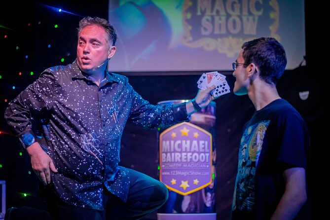 Magic & Comedy Show Starring Michael Bairefoot - Show Start Time